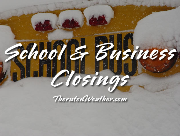 School and Business Closings in Denver, Colorado