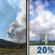Saturday: Areas Of Smoke then Slight Chance Showers And Thunderstorms