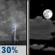 Friday Night: Chance Showers And Thunderstorms then Partly Cloudy