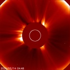 Latest LASCO C2 image of the Sun