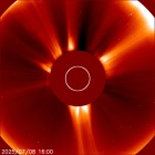 Latest LASCO C2 image of the Sun