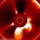 Latest LASCO C2 image of the Sun