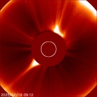 Latest LASCO C2 image of the Sun