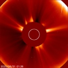 Latest LASCO C2 image of the Sun