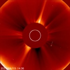 Latest LASCO C2 image of the Sun