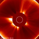 Latest LASCO C2 image of the Sun
