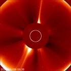 Latest LASCO C2 image of the Sun