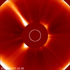 Latest LASCO C2 image of the Sun