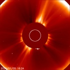 Latest LASCO C2 image of the Sun