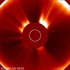 Latest LASCO C2 image of the Sun