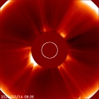 Latest LASCO C2 image of the Sun