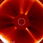 Latest LASCO C2 image of the Sun