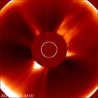 Latest LASCO C2 image of the Sun