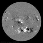Latest SDO/HMI Magnetogram image of the Sun