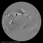 Latest SDO/HMI Magnetogram image of the Sun