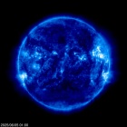 Click for time-lapse image of the sun