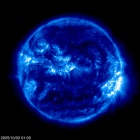 Click for time-lapse image of the sun