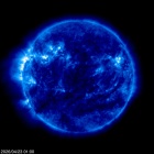 Click for time-lapse image of the sun