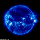 Click for time-lapse image of the sun