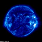 Click for time-lapse image of the sun