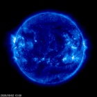 Click for time-lapse image of the sun